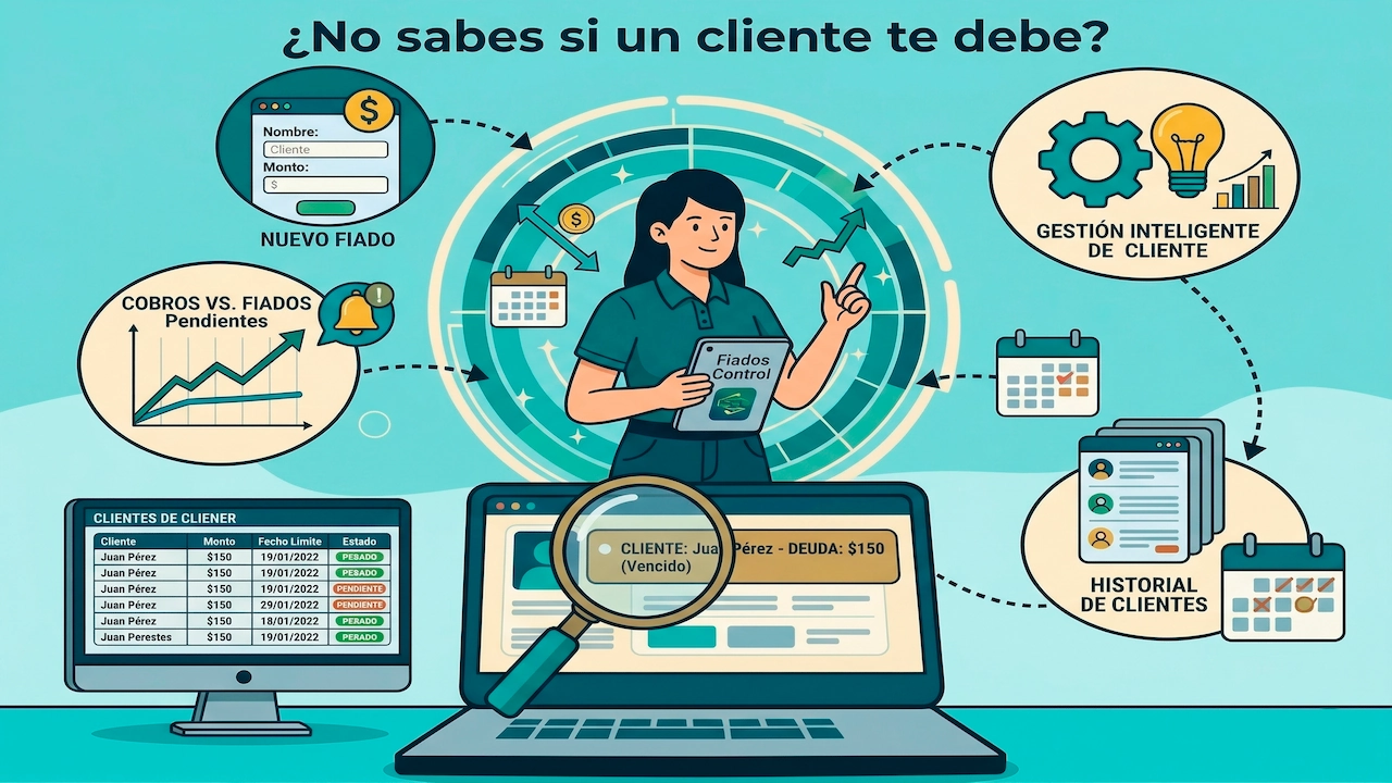 ¿No sabes si un cliente te debe? Así controlas los fiados