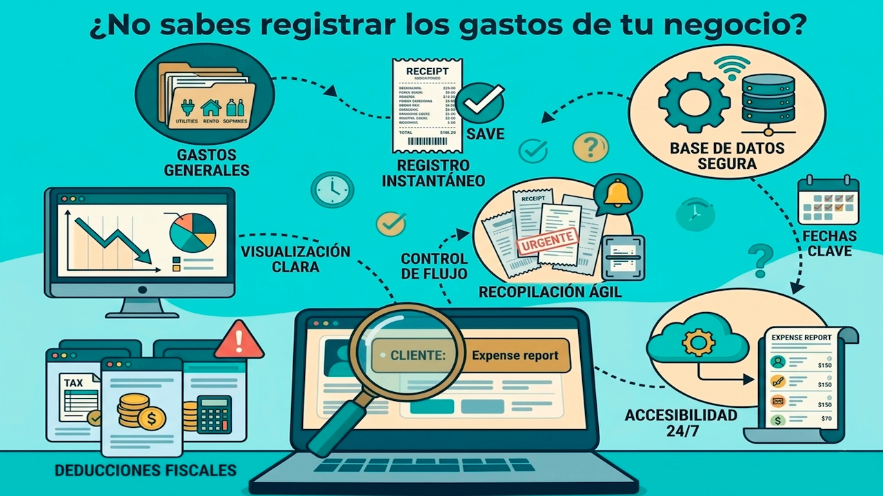 Cómo registrar los gastos de tu negocio (y por qué es urgente)
